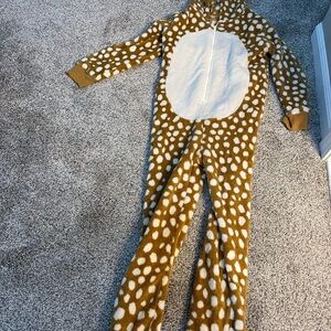 Old Navy Brown and White Kids Footie